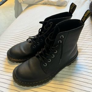 Dr. Martens black lace up boots size 9